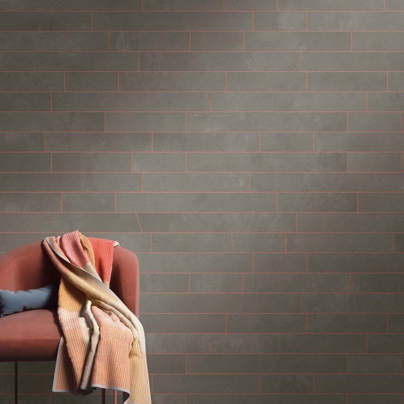 Gres Porcellanato Effetto Cemento Rettificato Naturale 30x60 8.5mm Base Taupe Lab325 - ABK