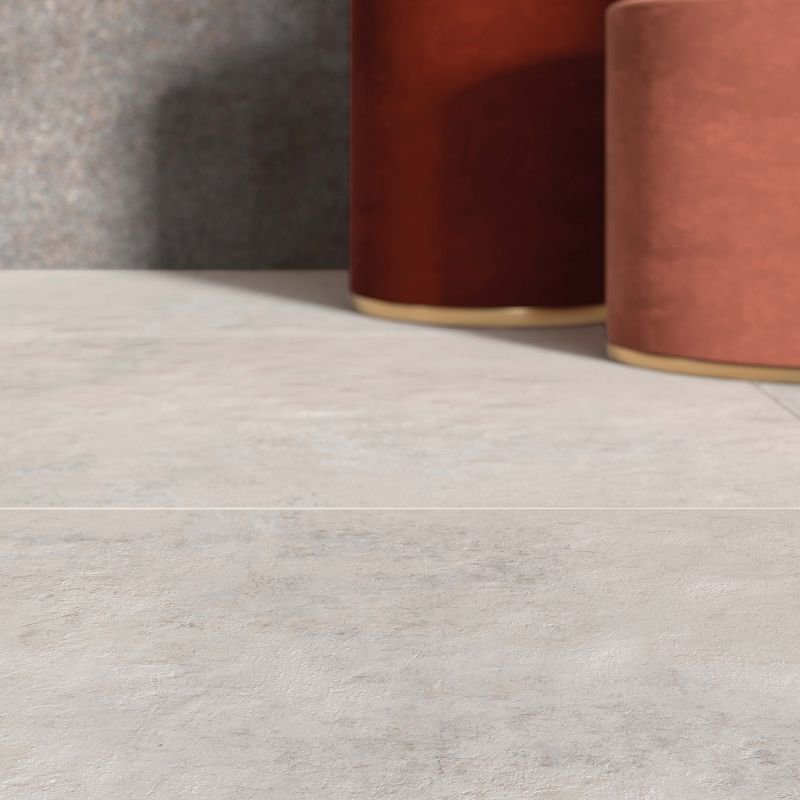 Gres Porcellanato Effetto Cemento Rettificato Naturale 30x60 8.5mm Ivory Ghost - ABK