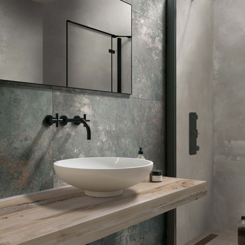 Gres Porcellanato Effetto Cemento Rettificato Naturale 30x60 8.5mm Jade Ghost - ABK