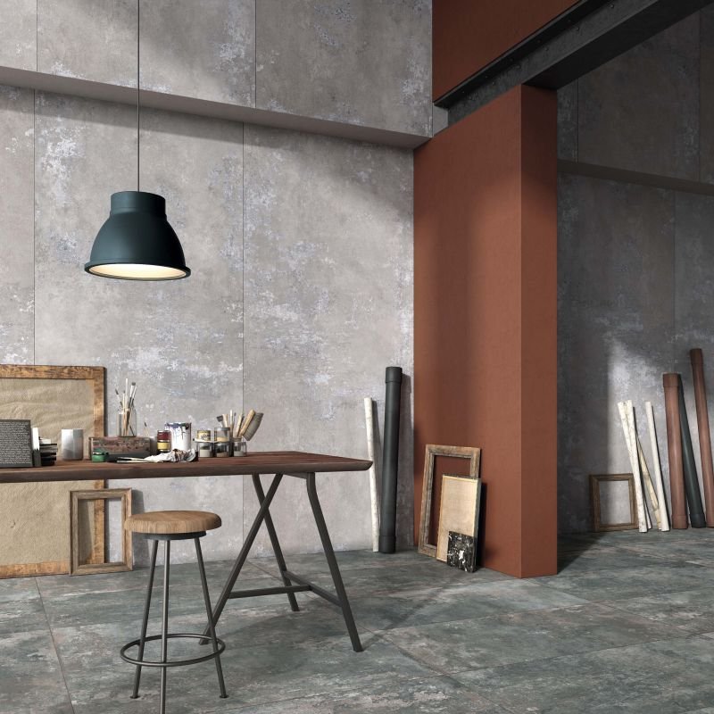 Gres Porcellanato Effetto Cemento Rettificato Naturale 30x60 8.5mm Jade Ghost - ABK