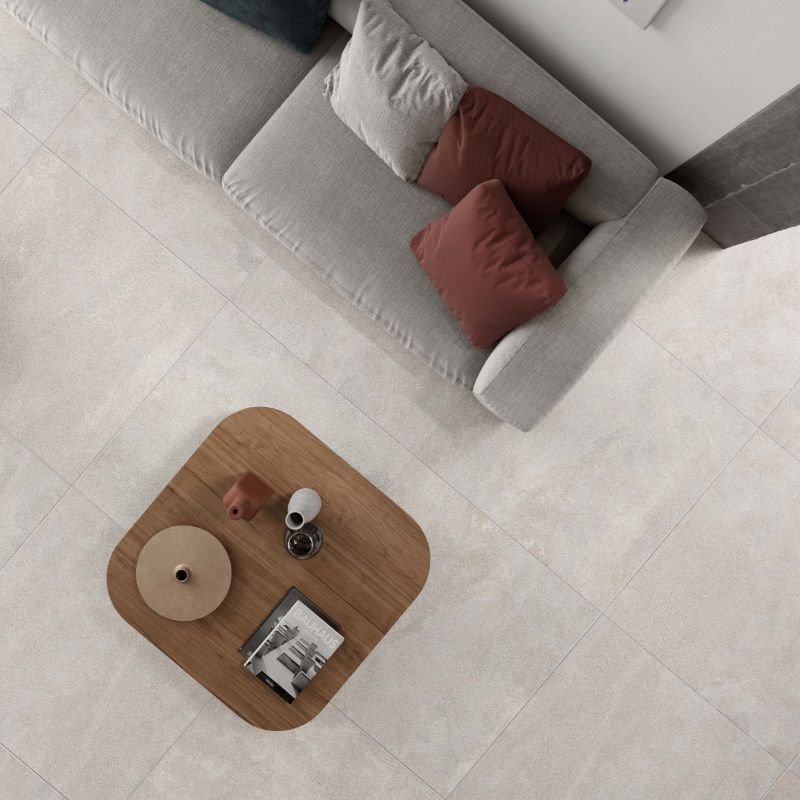 Gres Porcellanato Effetto Cemento Rettificato Naturale 30x60 8.5mm Moon Blend - ABK