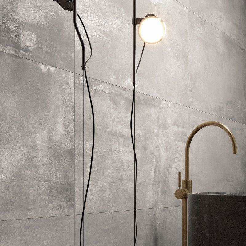 Gres Porcellanato Effetto Cemento Rettificato Naturale 30x60 8.5mm Pearl Interno 9 - ABK