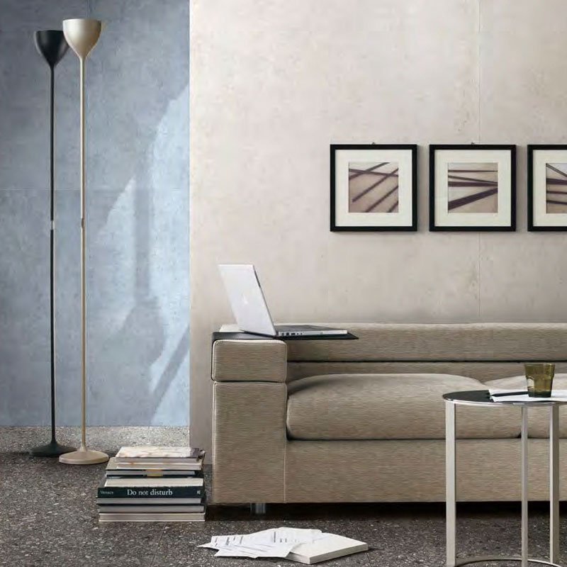 Cement Effect Porcelain Stoneware Rectified Natural 60x120 6mm Sugar Match up - Florim