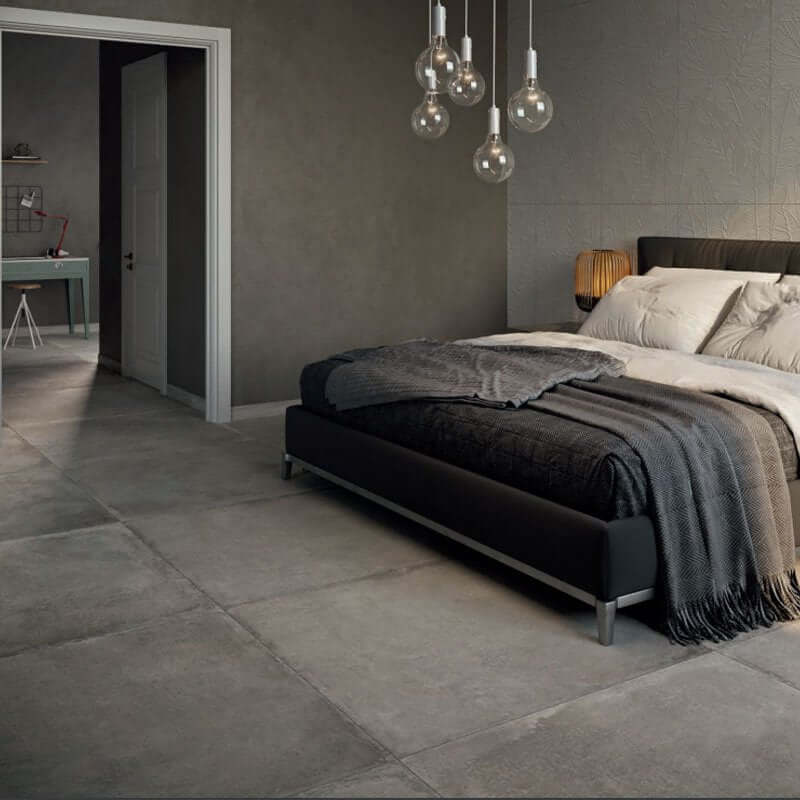 Gres Porcellanato Effetto Cemento Rettificato Naturale 60x120 8.5mm Grey D-Sign - Gardenia Orchidea