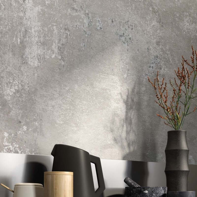 Gres Porcellanato Effetto Cemento Rettificato Naturale 60x120 8.5mm Grey Ghost - ABK