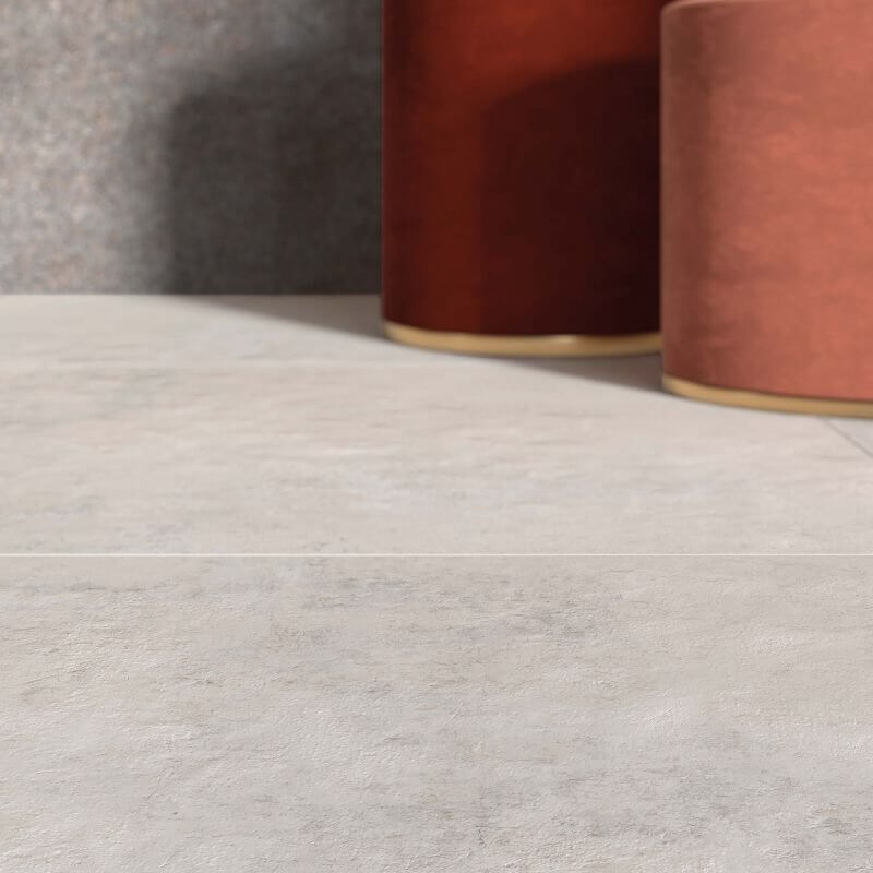 Gres Porcellanato Effetto Cemento Rettificato Naturale 60x120 8.5mm Ivory Ghost - ABK