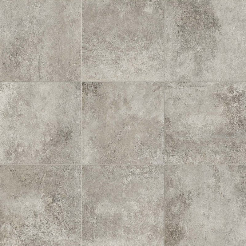 Cement Effect Porcelain Stoneware Rectified Natural 80x80 9mm Used Grey Artifact - Florim