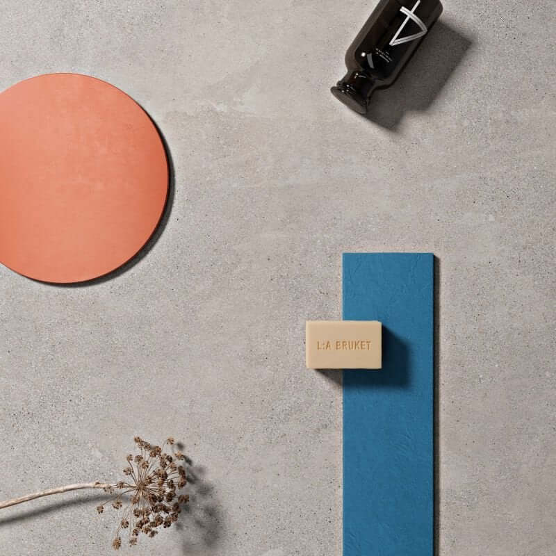 Gres Porcellanato Effetto Cemento Rettificato Naturale 90x90 8.5mm Ash Blend - ABK