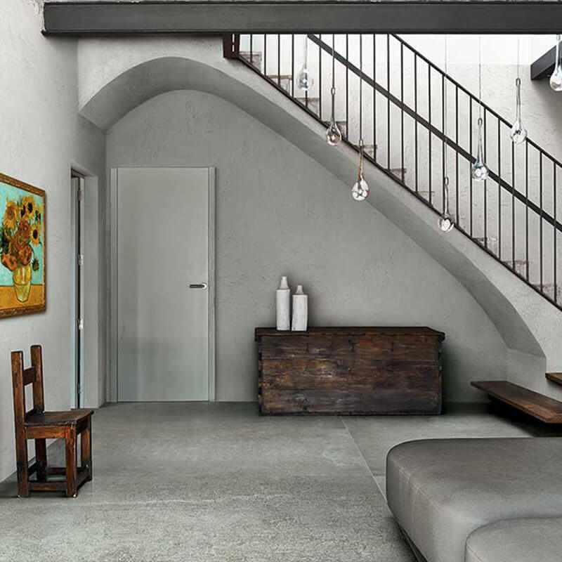 Gres Porcellanato Effetto Cemento Rettificato R+PTV 120x120 6mm Gris Matieres De Rex - Florim