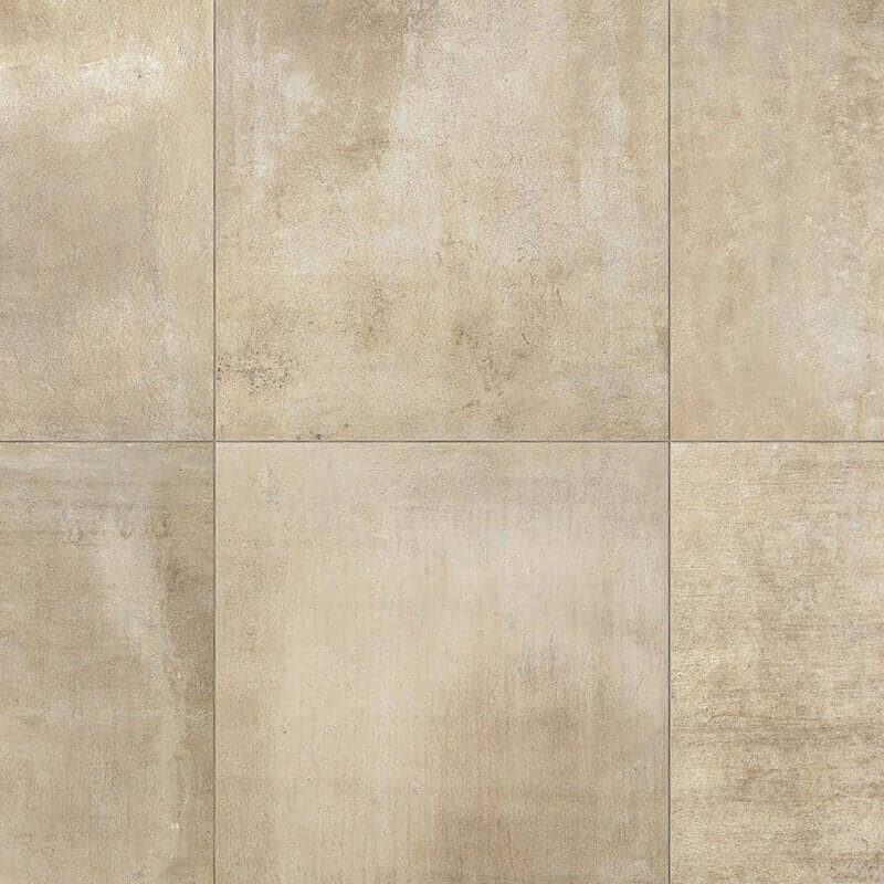 Gres Porcellanato Effetto Cemento Rettificato R+PTV 120x120 6mm Mou Matieres De Rex - Florim