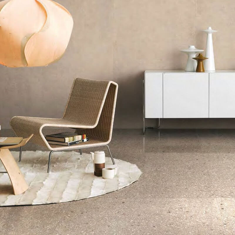 Gres Porcellanato Effetto Graniglia Rettificato Naturale 60x120 6mm Cookie Mix Match up - Florim