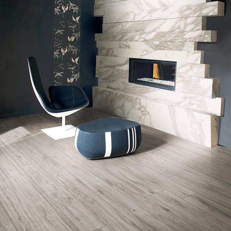 Gres Porcellanato Effetto Legno Grip 16x100 Grigio Just Life - Gardenia Orchidea