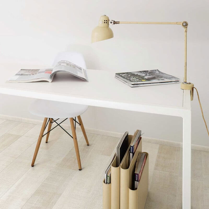 Gres Porcellanato Effetto Legno Grip 20x120 9mm White Wooden Tile - Florim
