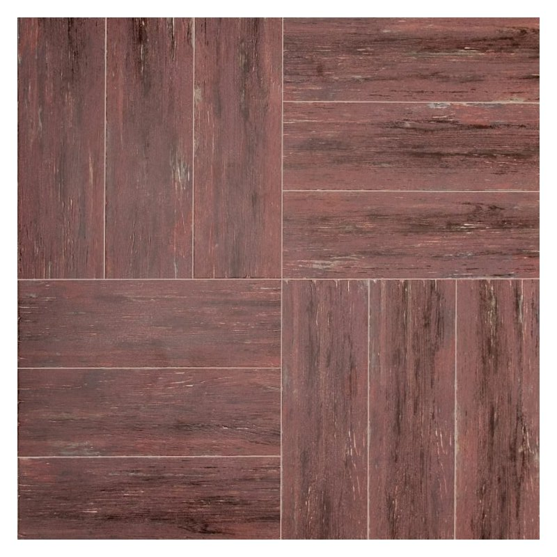 Gres Porcellanato Effetto Legno Naturale 18.7x56 Bordeaux I Gozzi - Antica Ceramica D'Agostino