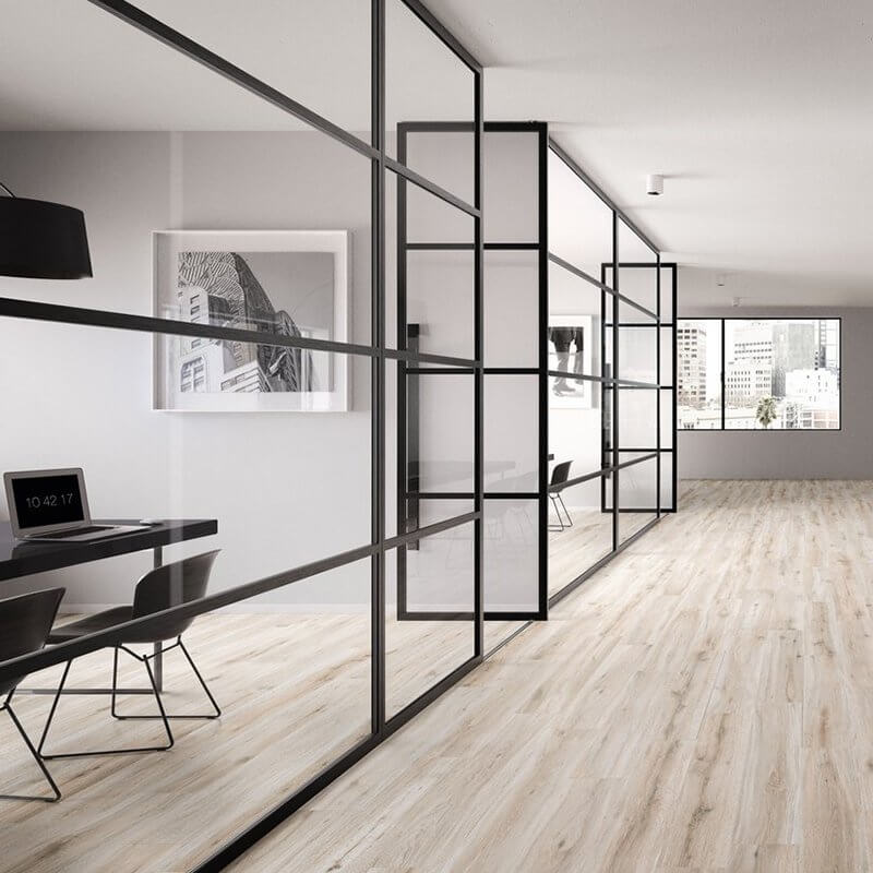 Gres Porcellanato Rettificato Naturale Effetto Legno 20X120 - Barkwood White