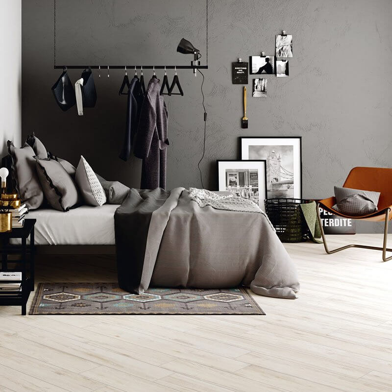 Gres Porcellanato Effetto Legno Non Rettificato Naturale 20x90 10mm Nwood Ivory - Herberia