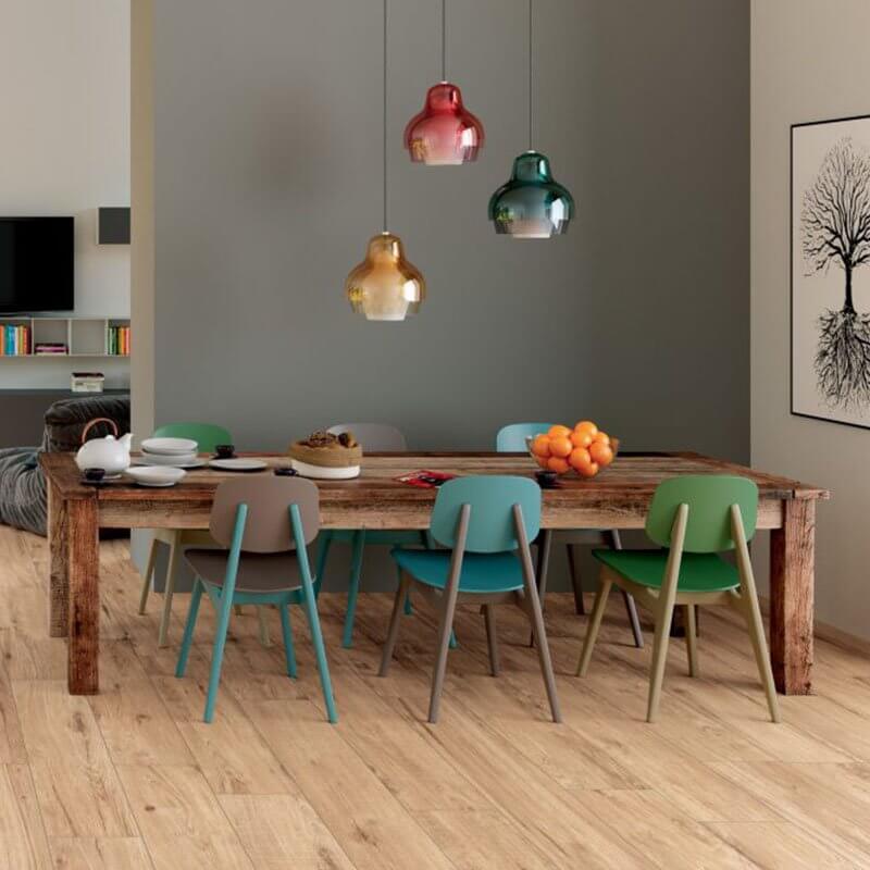 Gres Porcellanato Effetto Legno Non Rettificato Naturale 20x90 10mm Nwood Walnut - Herberia