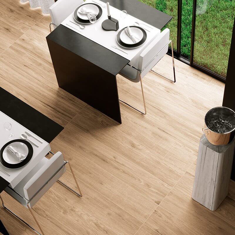 Gres Porcellanato Effetto Legno Non Rettificato Naturale 20x90 10mm Nwood Walnut - Herberia