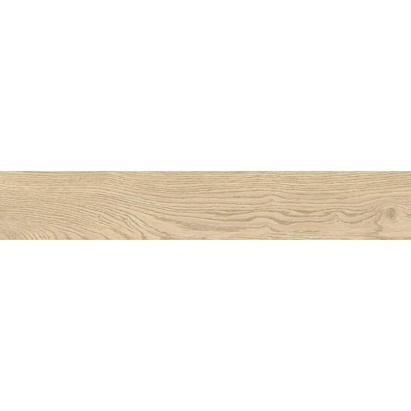 Natural Rectified Wood Effect Porcelain Stoneware 20x120 9.5mm Light Oak - Herberia