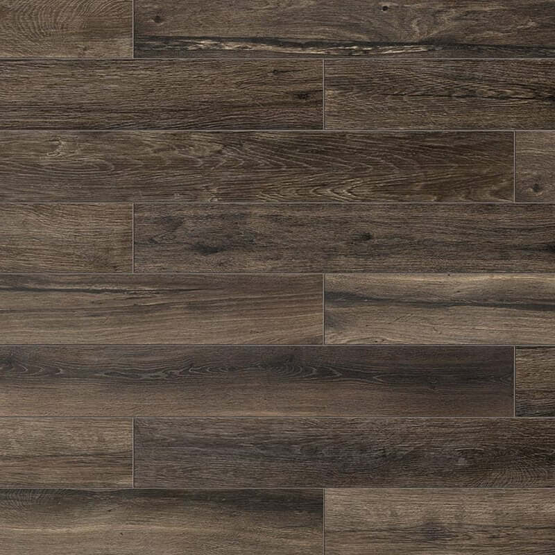 Gres Porcellanato Effetto Legno Rettificato Grip 20x120 9mm Choco Planches De Rex - Florim