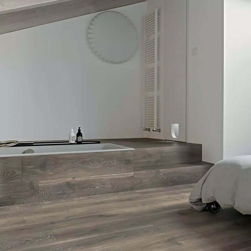 Gres Porcellanato Effetto Legno Rettificato Grip 20x120 9mm Woodchunk Woodslate Life - Florim