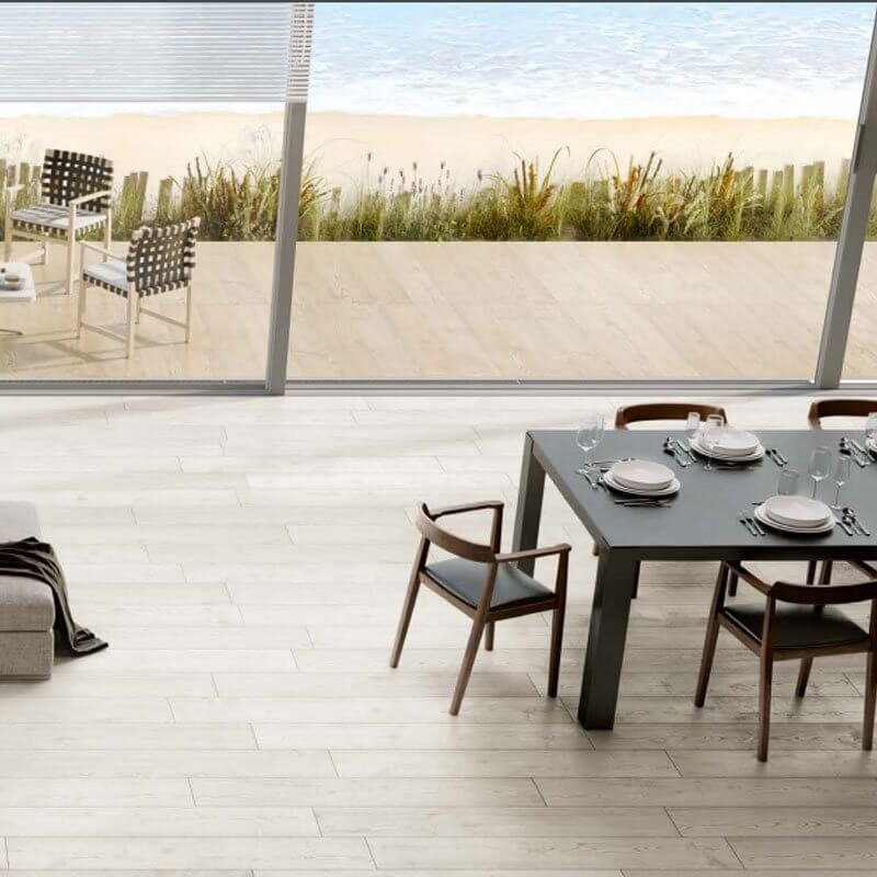 Gres Porcellanato Effetto Legno Rettificato Grip 30x120 20mm Miele Just Code - Gardenia Orchidea