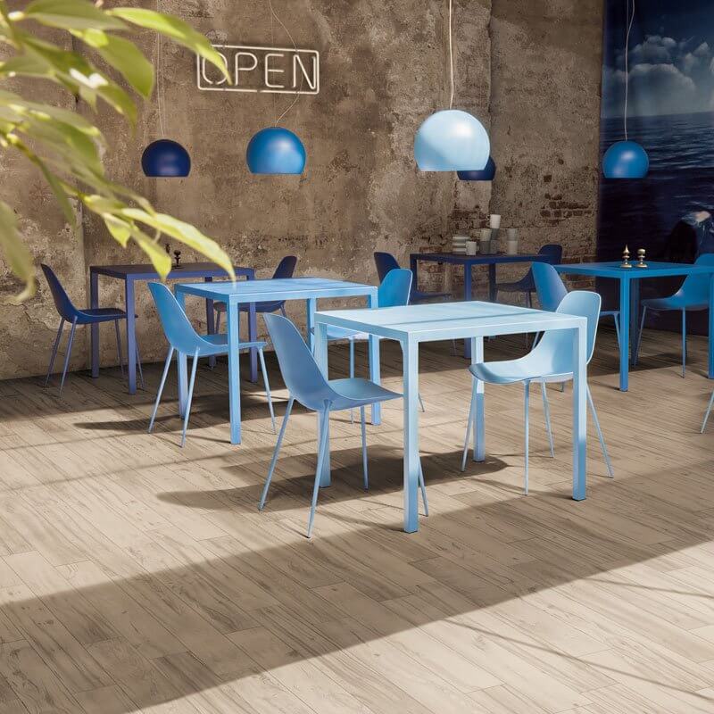 Gres Porcellanato Effetto Legno Rettificato Naturale 16x100 8.5mm Grigio chiaro Just Venice - Gardenia Orchidea