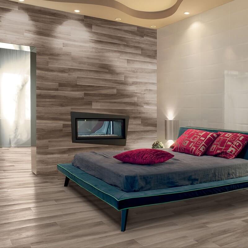 Gres Porcellanato Effetto Legno Rettificato Naturale 20x120 8.5mm Almond Just Color - Gardenia Orchidea