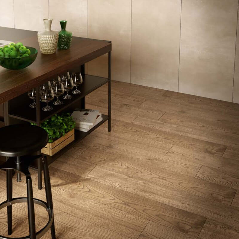 Gres Porcellanato Effetto Legno Rettificato Naturale 20x120 8.5mm Beige Just Code - Gardenia Orchidea