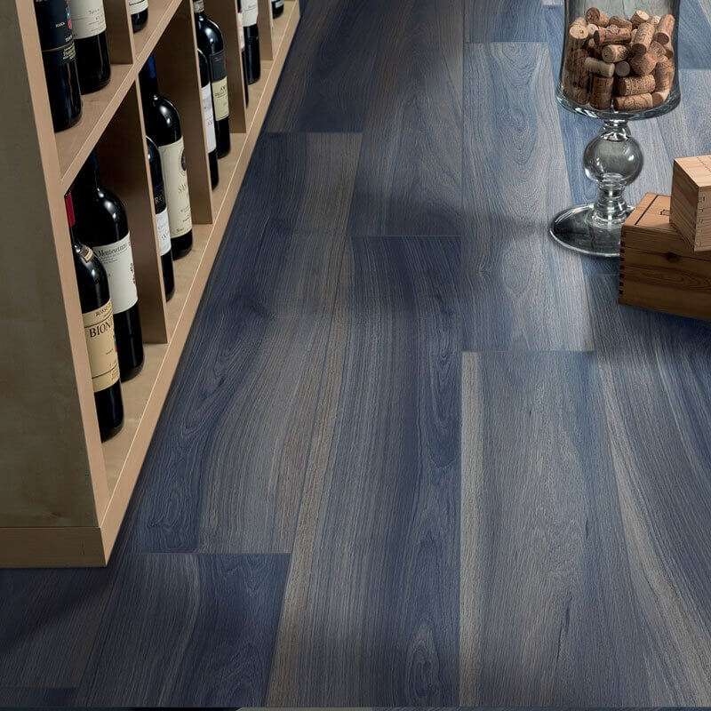 Gres Porcellanato Effetto Legno Rettificato Naturale 20x120 8.5mm Blue Just Color - Gardenia Orchidea