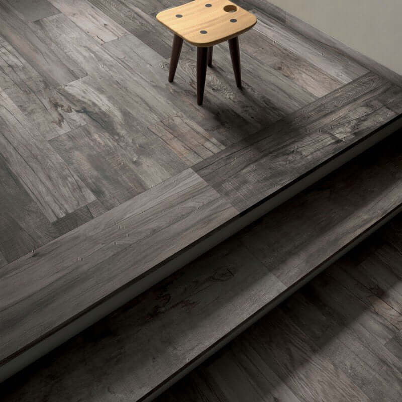 Gres Porcellanato Effetto Legno Rettificato Naturale 20x120 8.5mm Grey Dolphin - ABK