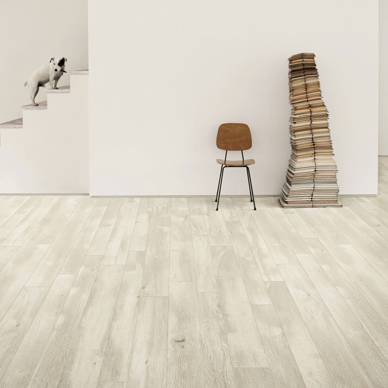Gres Porcellanato Effetto Legno Rettificato Naturale 20x120 8.5mm Sbiancato Just Nature - Gardenia Orchidea