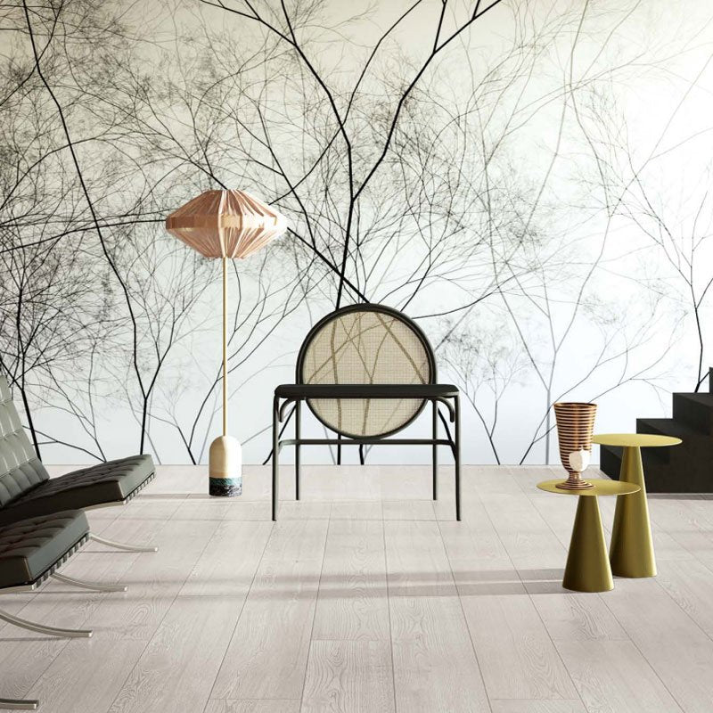 Gres Porcellanato Effetto Legno Rettificato Naturale 20x120 8.5mm White Just Code - Gardenia Orchidea