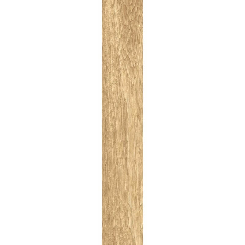 Natural Rectified Wood Effect Porcelain Stoneware 20x120 9.5mm Natural Oak - Herberia