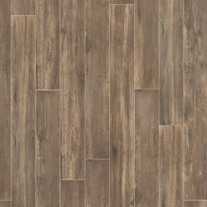 Gres Porcellanato Effetto Legno Rettificato Naturale 20x120 9mm Brown Selection Oak - Florim