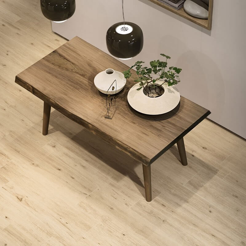 Gres Porcellanato Effetto Legno Rettificato Naturale 30x120 8.5mm Beige Chiaro Just Nature - Gardenia Orchidea