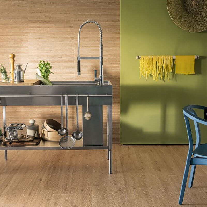 Gres Porcellanato Effetto Legno Rettificato Naturale 30x120 8.5mm Beige Scuro Just Nature - Gardenia Orchidea