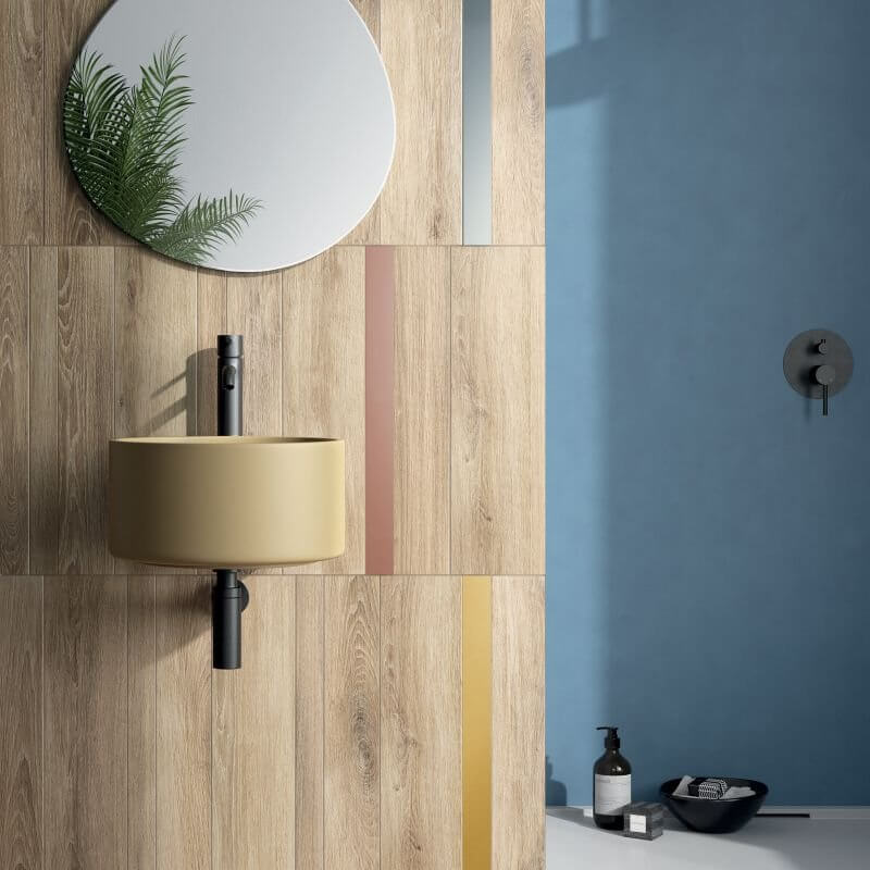 Gres Porcellanato Effetto Legno Rettificato Naturale 30x60 8.5mm Naturale Mix Eco Chic - ABK