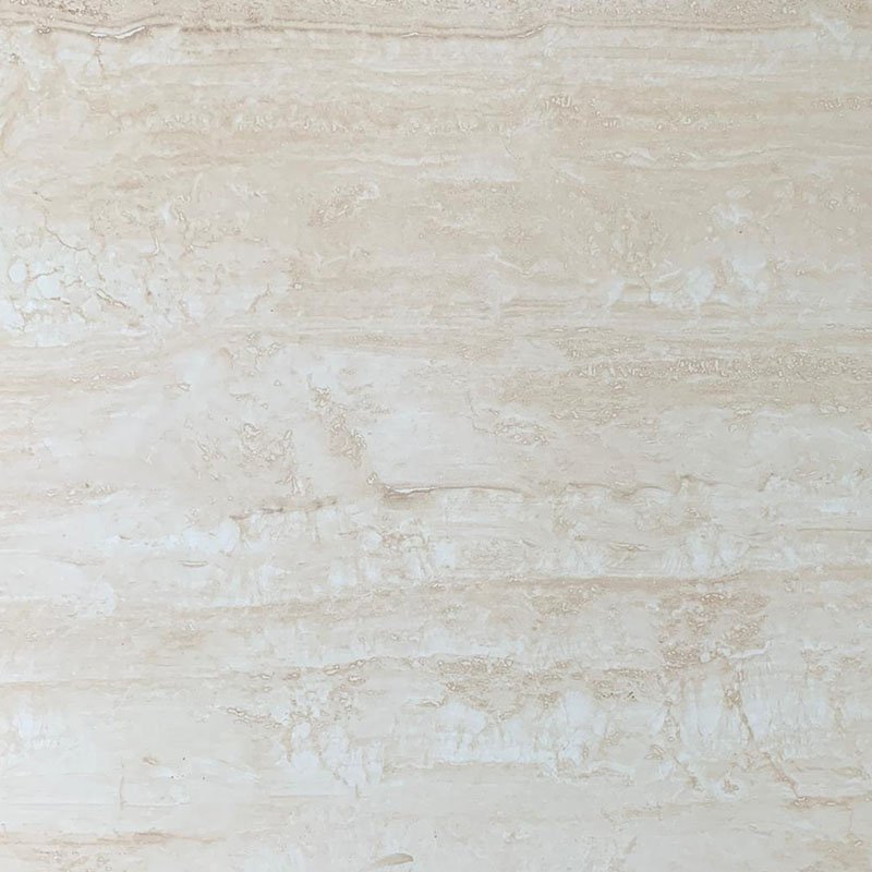 Gres Porcellanato Effetto Marmo Lappato 80x80 Beige Travertino - Gardenia Orchidea