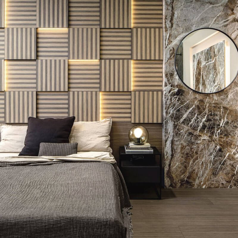 Gres Porcellanato Effetto Marmo Rettificato Comfort 60x120 6mm Mountain Peak Nature Mood - Florim