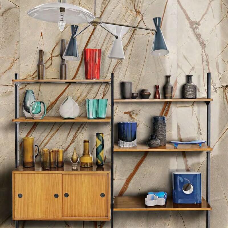 Gres Porcellanato Effetto Marmo Rettificato Comfort 60x120 6mm Rainforest Nature Mood - Florim