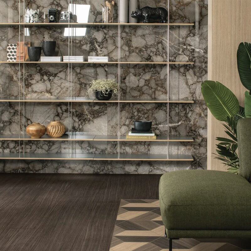 Gres Porcellanato Effetto Marmo Rettificato Comfort 60x120 6mm Riverbed Nature Mood - Florim