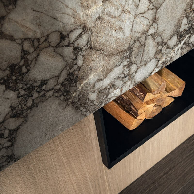 Gres Porcellanato Effetto Marmo Rettificato Comfort 60x120 6mm Riverbed Nature Mood - Florim