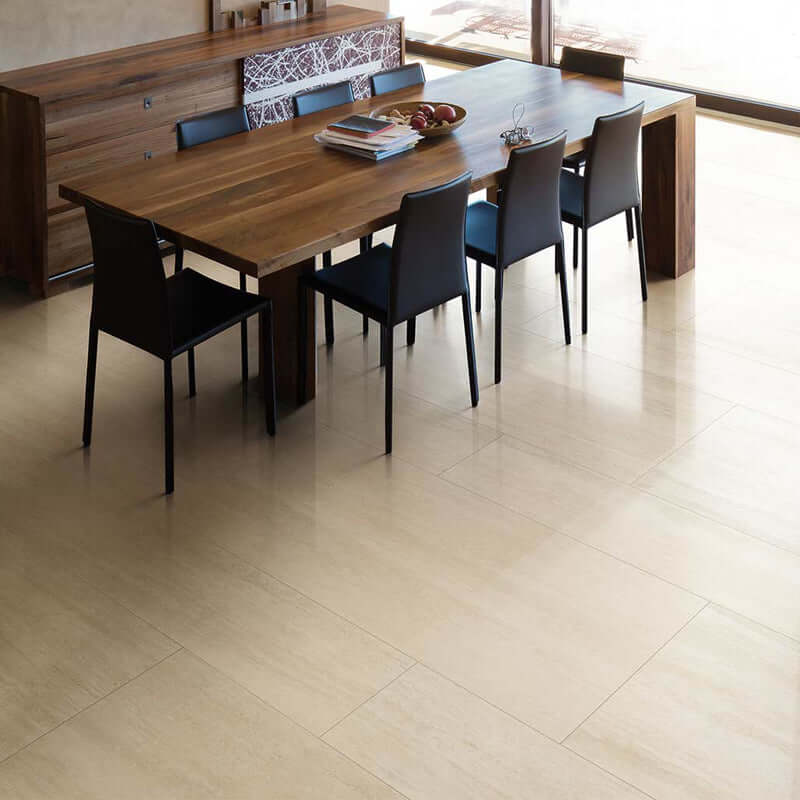 Gres Porcellanato Effetto Marmo Rettificato Grip 30x60 9mm Travertino Timeless - Florim