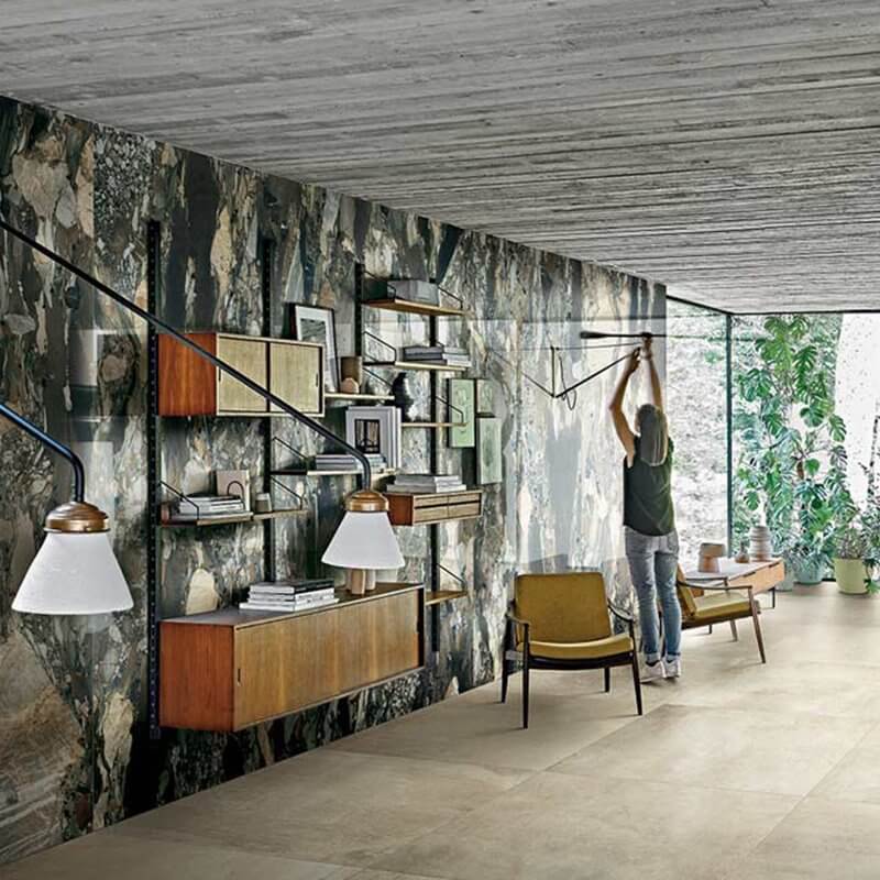 Gres Porcellanato Effetto Marmo Rettificato Lucido 120x120 6mm Quatre Saison Les Bijoux - Florim