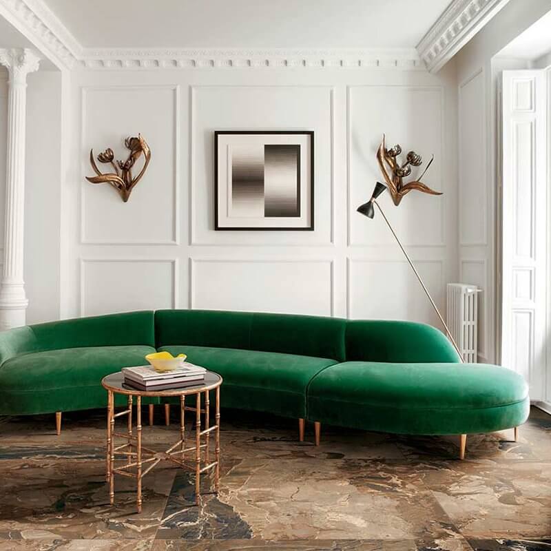 Gres Porcellanato Effetto Marmo Rettificato Lucido 60x120 6mm Jaspe Rouge Les Bijoux - Florim