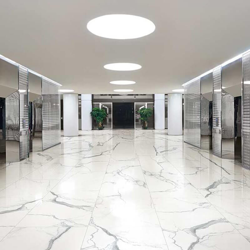 Gres Porcellanato Effetto Marmo Rettificato Lucido 60x120 6mm Statuario I classici - Florim