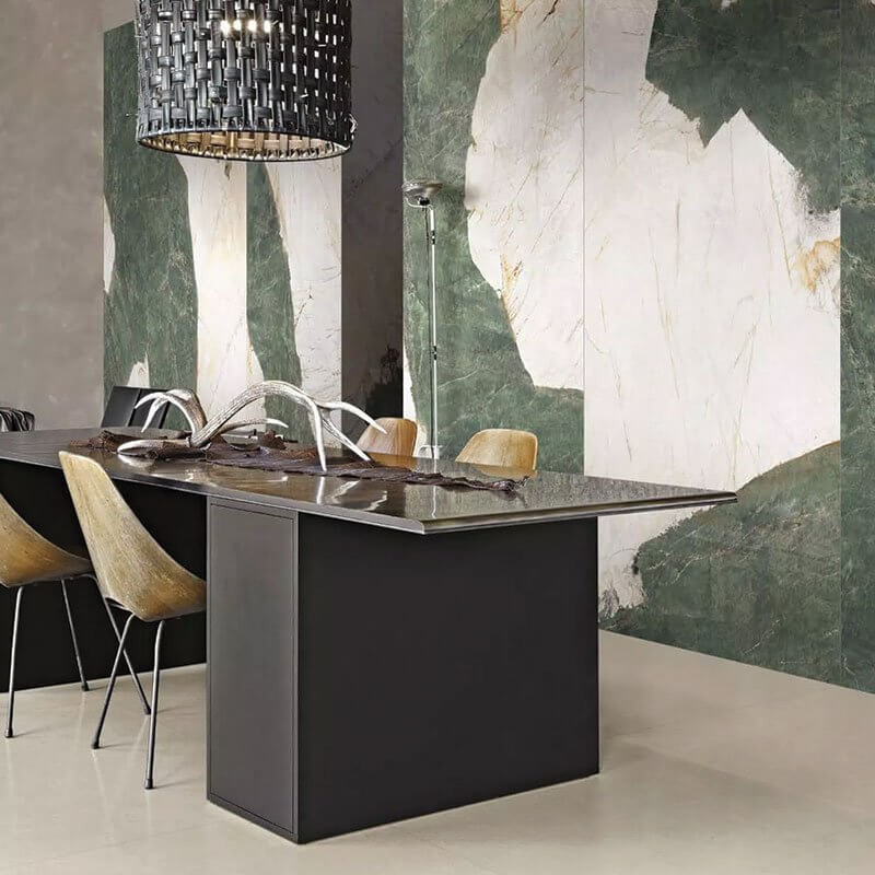 Gres Porcellanato Effetto Marmo Rettificato Lucido 60x120 9mm Aqua Heritage - Florim