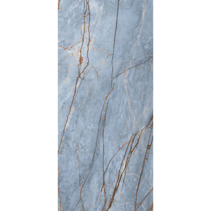 Gres Porcellanato Effetto Marmo Rettificato Lucido 60x120 9mm Azure Heritage - Florim