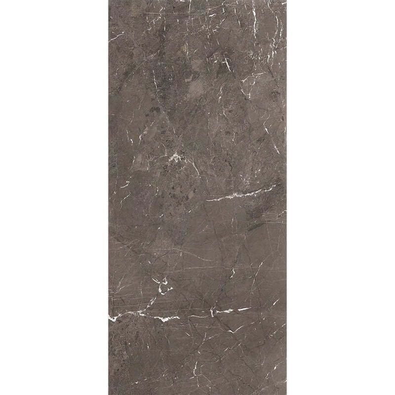 Gres Porcellanato Effetto Marmo Rettificato Lucido 60x120 9mm Brown Heritage - Florim